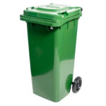 NUEVO!! Basurero con Ruedas 120L HDPE Verde